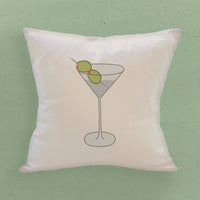 Deux Olives - Customizable Square Canvas Pillow
