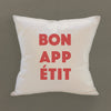 Bon Appetit - Square Canvas Pillow