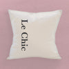 Le Chic - Square Canvas Pillow