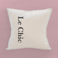 Le Chic - Square Canvas Pillow