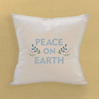 Peace on Earth - Square Canvas Pillow