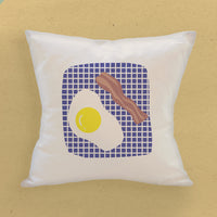 Eggs and Bacon - Square Canvas Pillow