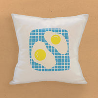 Eggs - Square Canvas Pillow