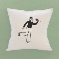 Wine Chic - Square Canvas Pillow