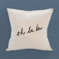 Oh La La - Square Canvas Pillow