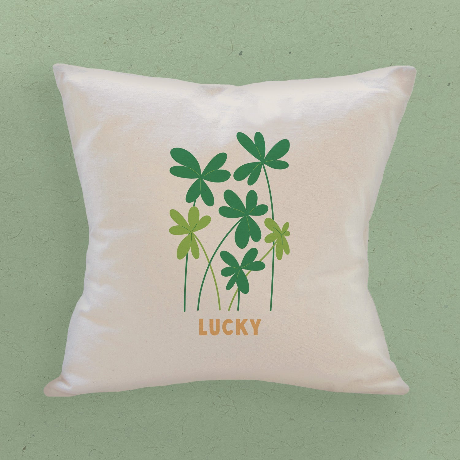 Lucky - St. Patrick's Day Square Canvas Pillow