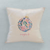 Painted Floral Ornament - Custom Square Canvas Pillow