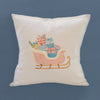 Sleigh Rosé - Customizable Square Canvas Pillow