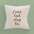 Everything About You J'aime Tout Chez Toi - Square Canvas Pillow