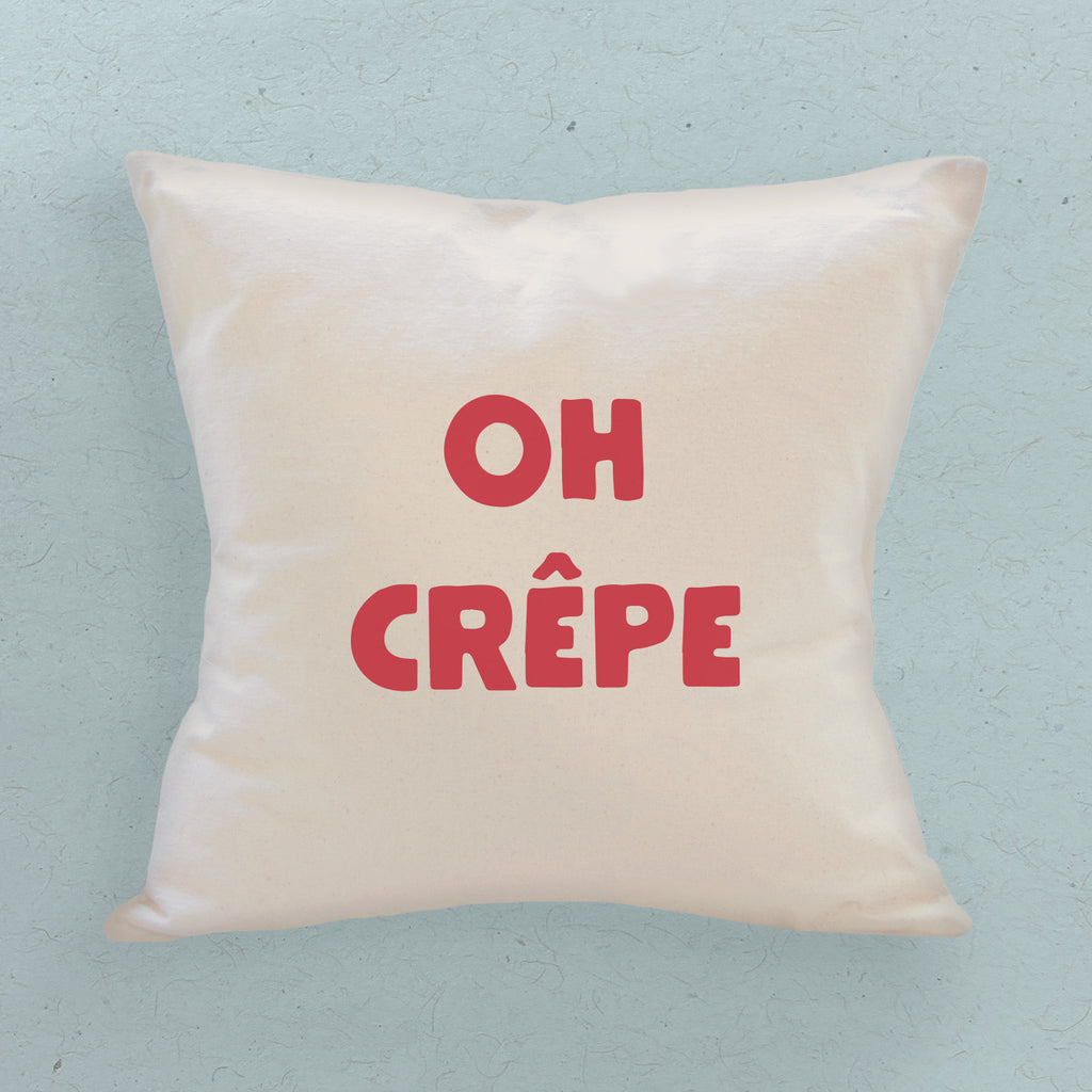Oh Crepe - Square Canvas Pillow
