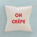 Oh Crepe - Square Canvas Pillow
