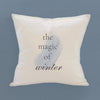 Magic of Winter - Square Canvas Pillow