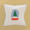 Snowglobe Tree - Square Canvas Pillow