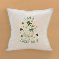 I Am A Lucky Duck - Square Canvas Pillow