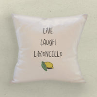 Live, Love, Limoncello - Square Canvas Pillow