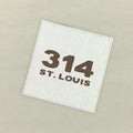 Bold Area Code and City - Custom Swedish Dish Cloth