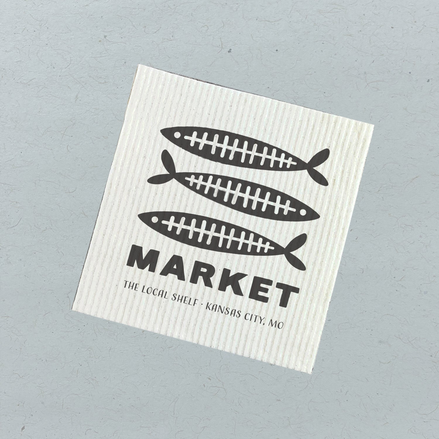 Fish Bone Market - Custom Swedish Dish Cloth