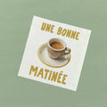 Une Bonne Matinee - Espresso - Swedish Dish Cloth