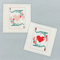 Queen of Hearts - Valentine's Day 2pk Swedish Dish Cloth