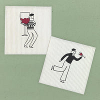 Wine Hugger and Chic 2pk - Swedish Dish Cloth