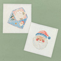 Dear Santa - 2pk Swedish Dish Cloth