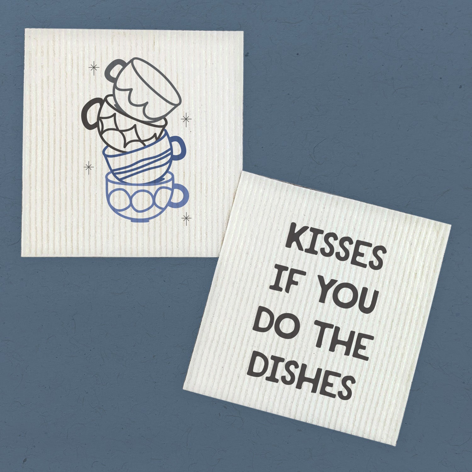 Kisses Dishes - 2pk Swedish Dish Cloth
