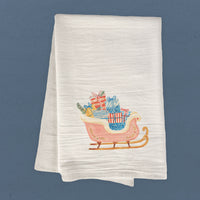 Sleigh Rosé - Customizable Cotton Tea Towel