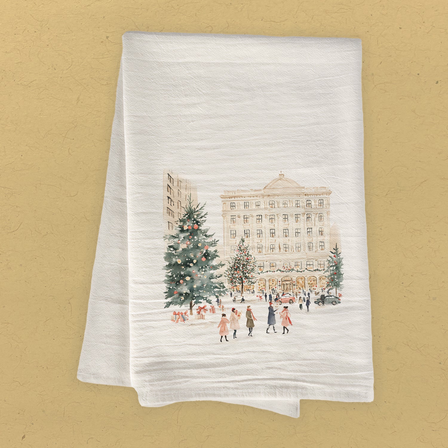 Holiday in the Big City - Cotton Tea Towel