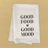 Good Food Good Mood - Cotton Tea Towel