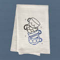 Shiny Coffee Cups - Cotton Tea Towel