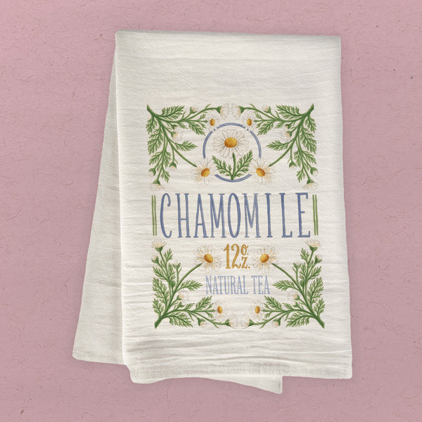 Chamomile Tea Tin - Cotton Tea Towel