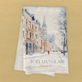 Christmas In The Air - Custom Cotton Tea Towel