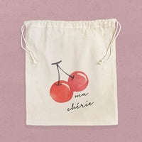 Ma Cherie - Reusable Cotton  Cinch Bag