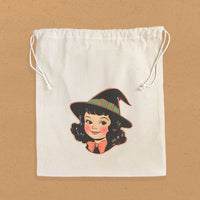 Retro Girl - Halloween Cotton Tea Towel