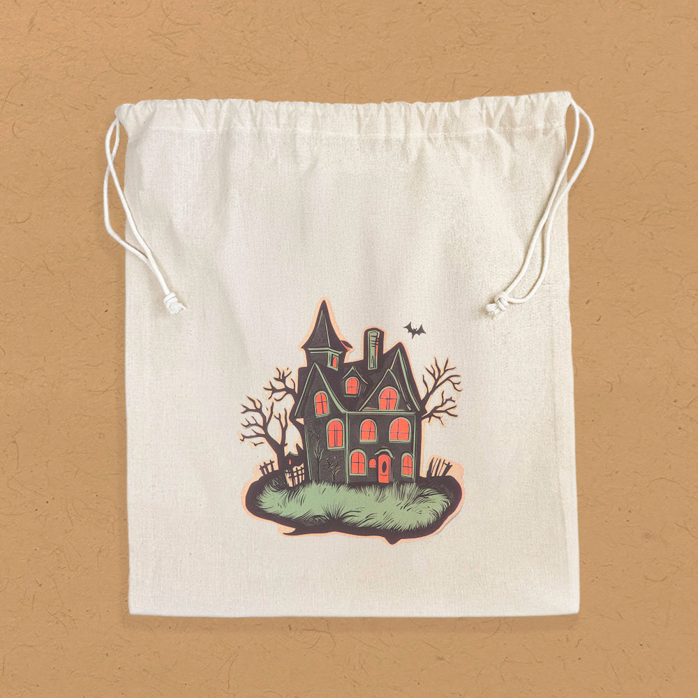 Retro Halloween - Candy Cotton  Cinch Bag