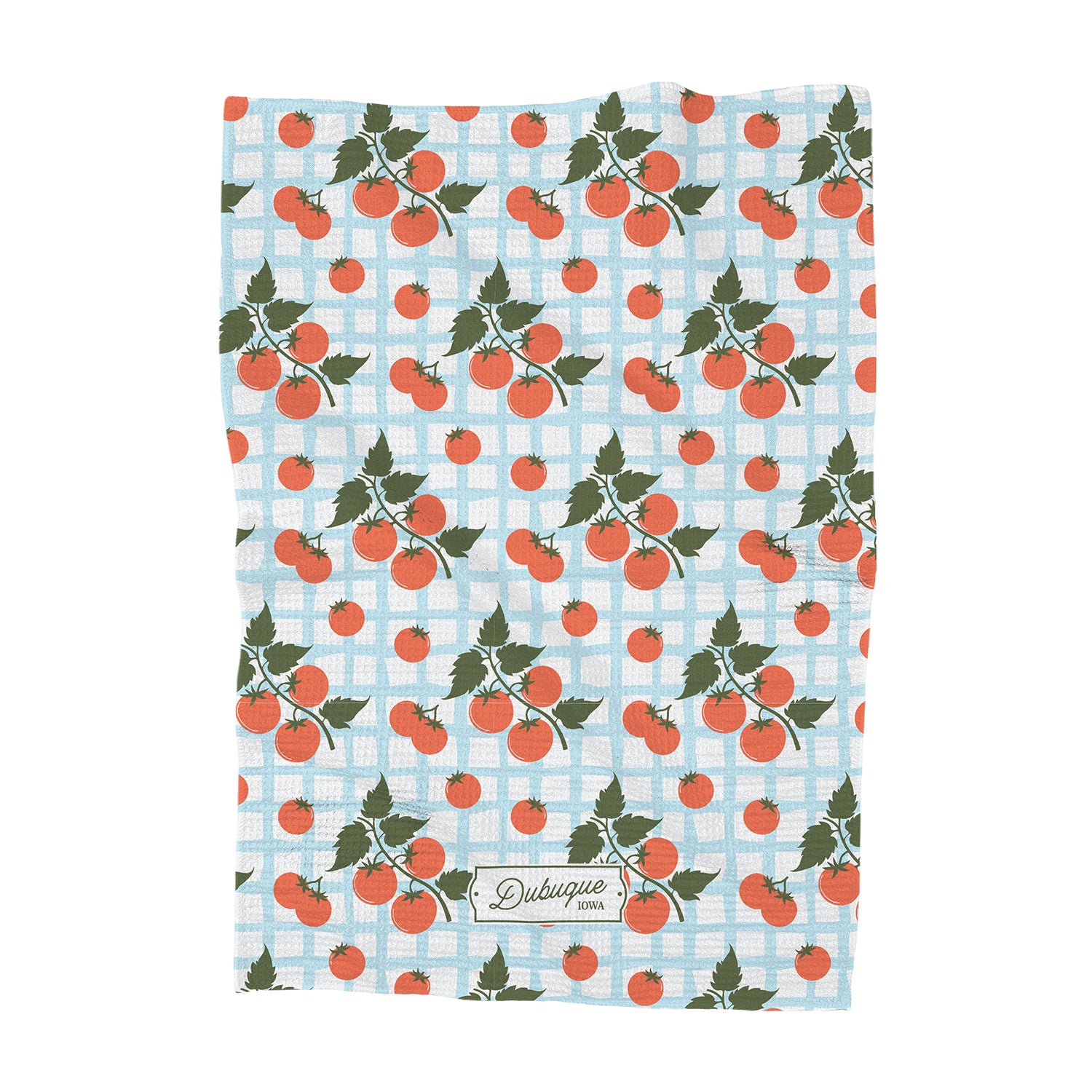 Tomato Picnic - Custom Waffle Weave Towel