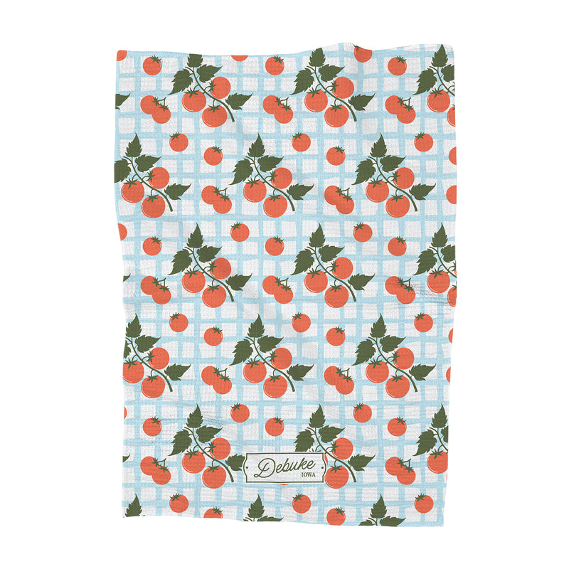 Tomato Picnic - Custom Waffle Weave Towel