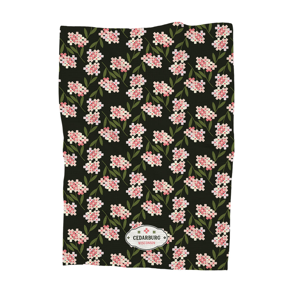 Local Floral - Custom Waffle Weave Towel