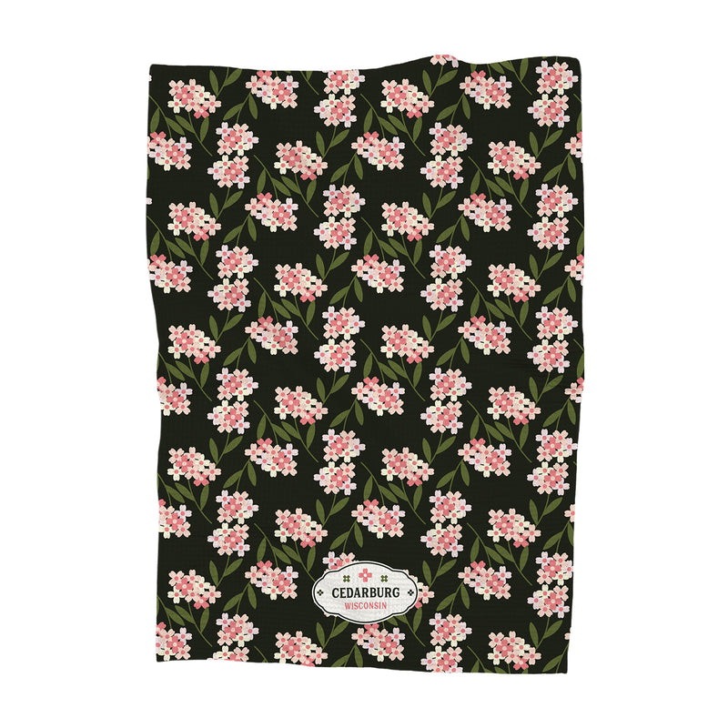 Local Floral - Custom Waffle Weave Towel