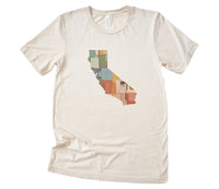 Abstract Painted State - Custom Short Sleeve T-Shirt