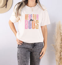 Here for the Boos - Halloween T-Shirt