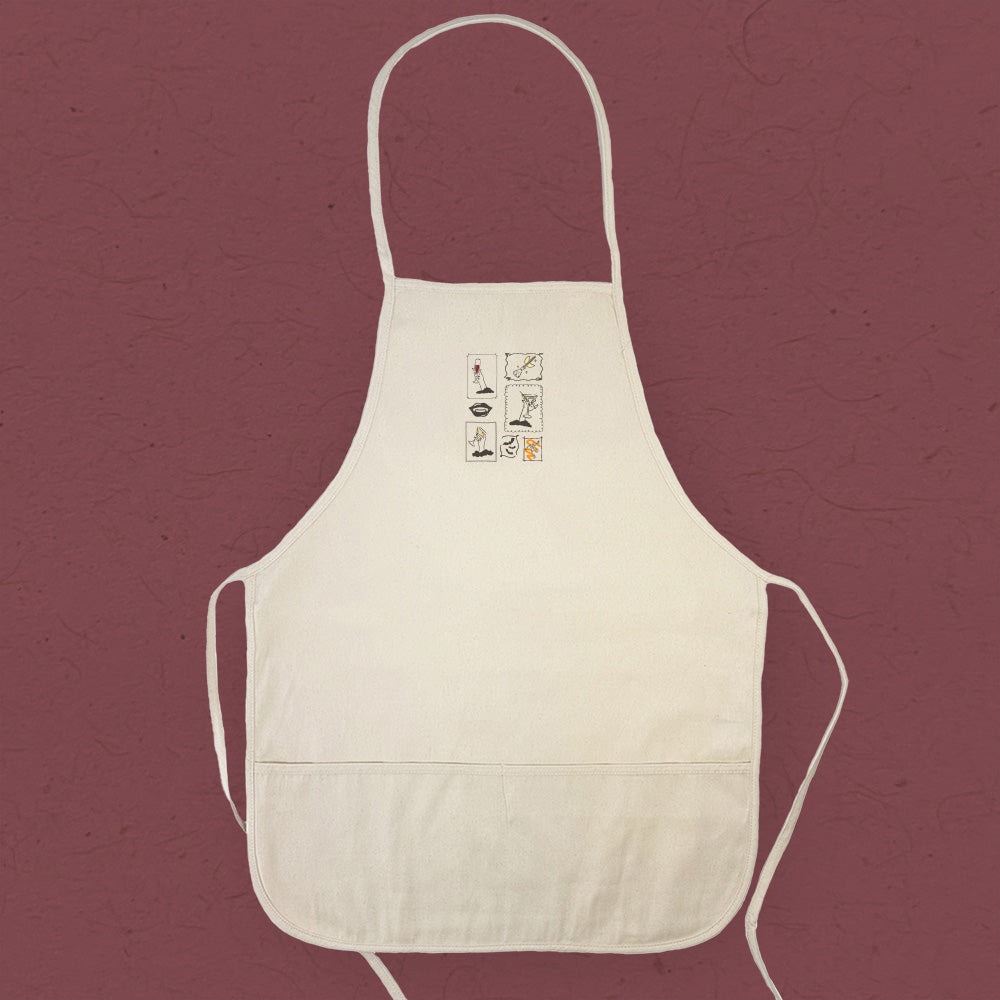 Ghouls Stamps - Halloween Women's Apron