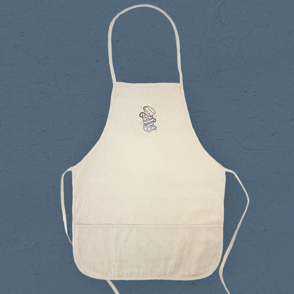 Shiny Coffee Cups - Women's Apron