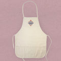 Pink Floral Folk Tile - Custom Women's Apron