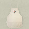 Hand Drawn Pink Poinsettia - Women's Apron