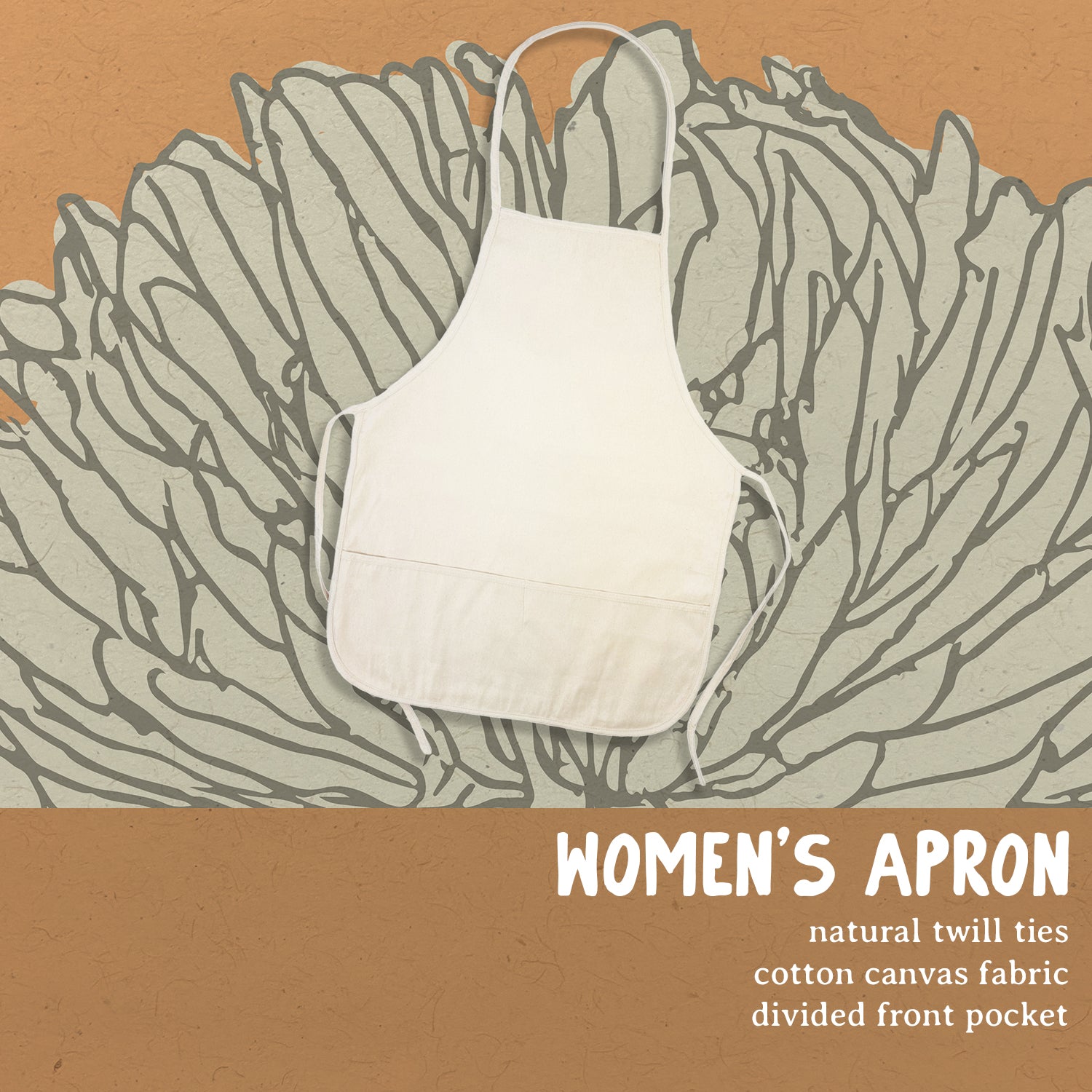 Bold Area Code and City - Custom Women's Apron