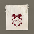 Joyeux Noel - Cotton Cinch Bag