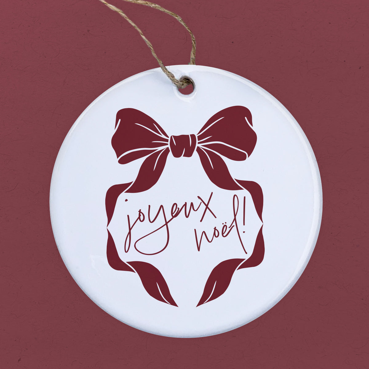 Joyeux Noel - Ornament