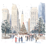 Big Apple Christmas - Cotton Tea Towel