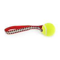 Black & White Plaid - Tennis Ball Toss Toy